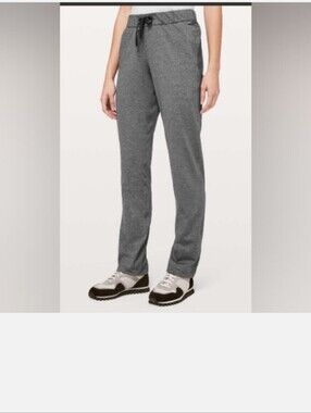 Lululemon On The Fly Pant - Heathered Black 31"